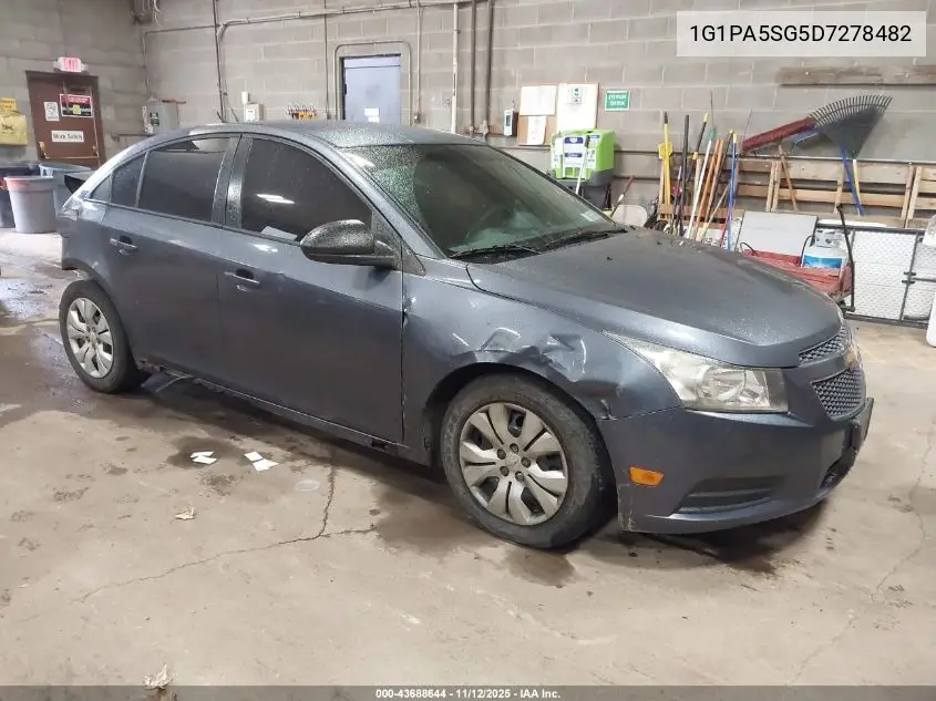 1G1PA5SG5D7278482 2013 Chevrolet Cruze Ls Auto