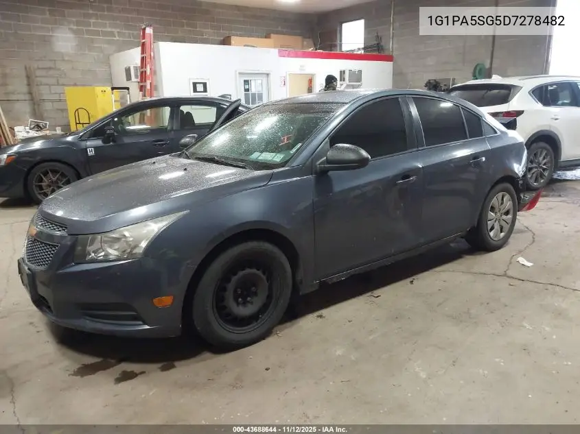 1G1PA5SG5D7278482 2013 Chevrolet Cruze Ls Auto