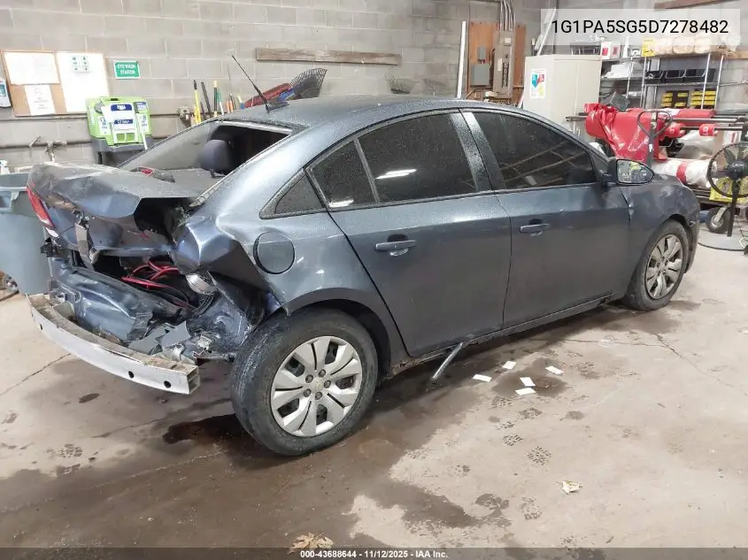 1G1PA5SG5D7278482 2013 Chevrolet Cruze Ls Auto