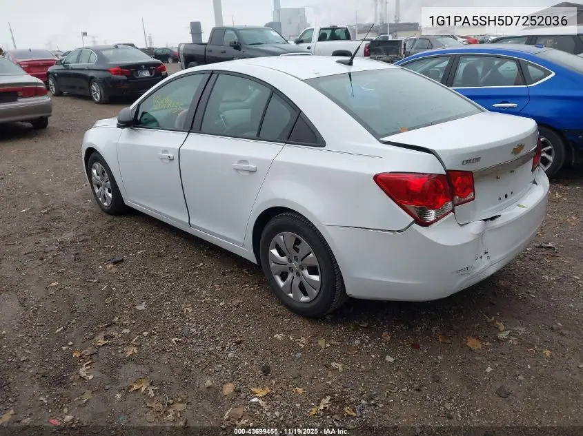 1G1PA5SH5D7252036 2013 Chevrolet Cruze Ls Auto