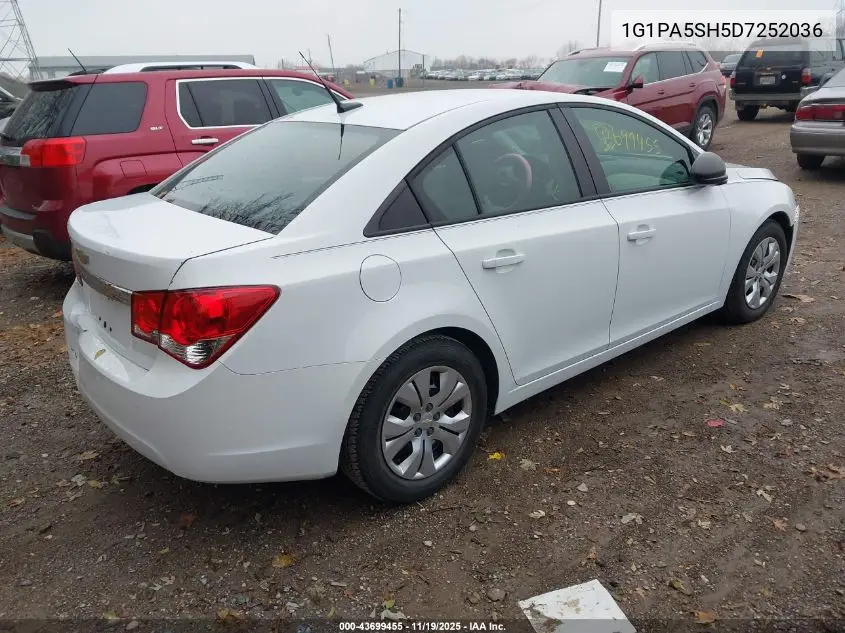 1G1PA5SH5D7252036 2013 Chevrolet Cruze Ls Auto