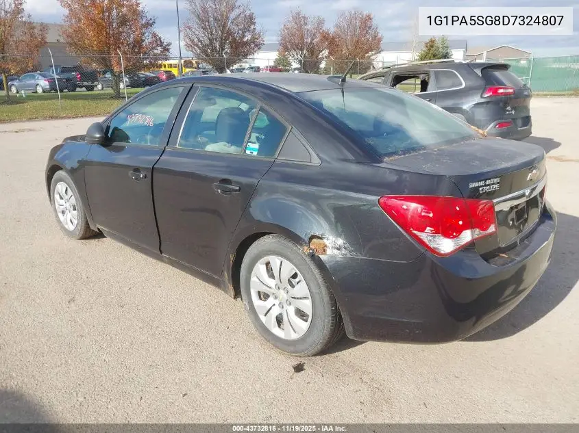 1G1PA5SG8D7324807 2013 Chevrolet Cruze Ls Auto