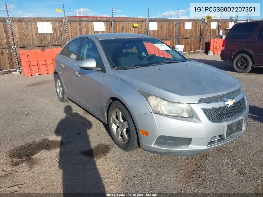 1G1PC5SB0D7207351 2013 Chevrolet Cruze 1Lt Auto