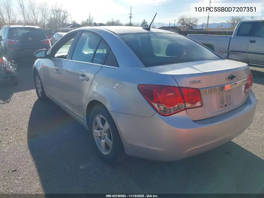 1G1PC5SB0D7207351 2013 Chevrolet Cruze 1Lt Auto