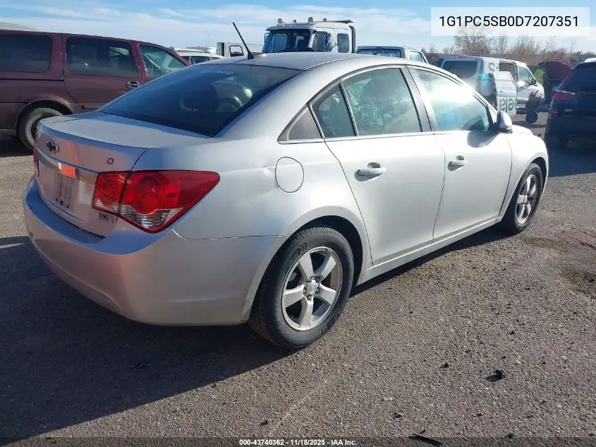 1G1PC5SB0D7207351 2013 Chevrolet Cruze 1Lt Auto