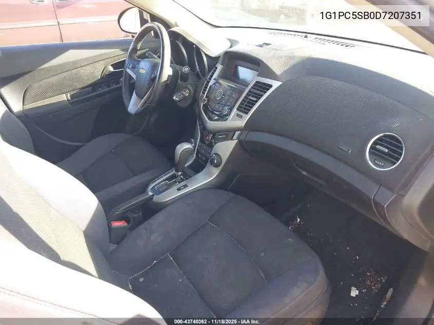 1G1PC5SB0D7207351 2013 Chevrolet Cruze 1Lt Auto