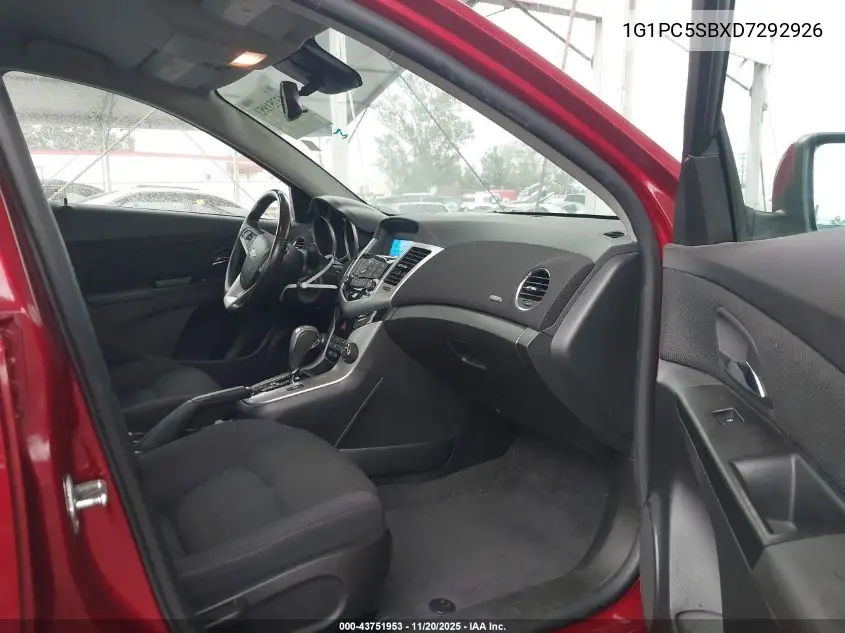1G1PC5SBXD7292926 2013 Chevrolet Cruze 1Lt Auto