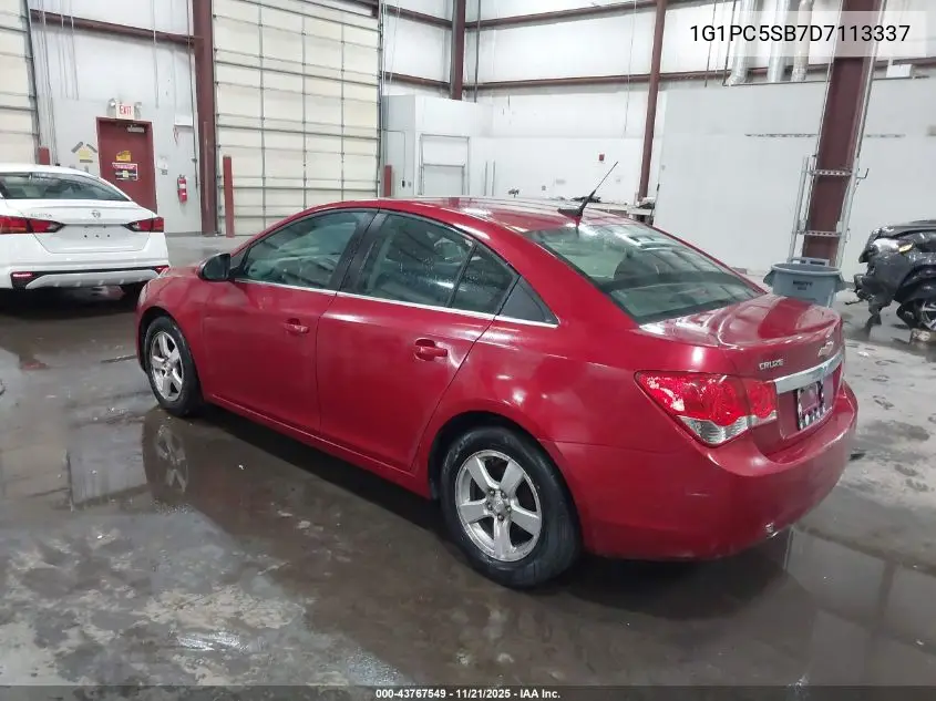 1G1PC5SB7D7113337 2013 Chevrolet Cruze 1Lt Auto