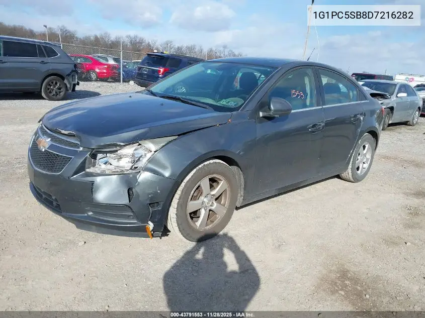 1G1PC5SB8D7216282 2013 Chevrolet Cruze 1Lt Auto