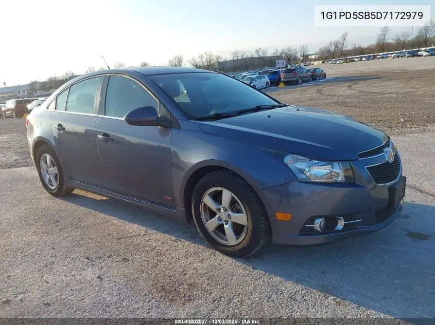 1G1PD5SB5D7172979 2013 Chevrolet Cruze 1Lt Manual