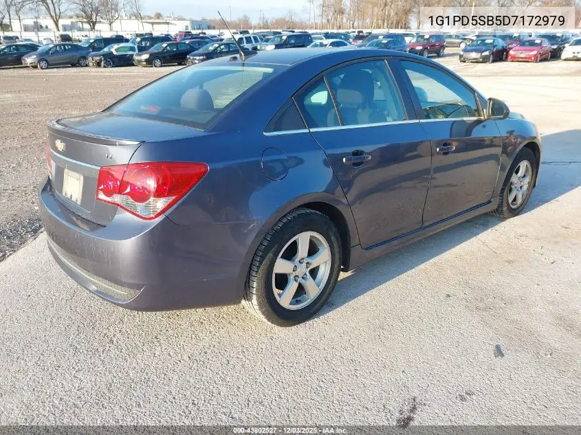 1G1PD5SB5D7172979 2013 Chevrolet Cruze 1Lt Manual