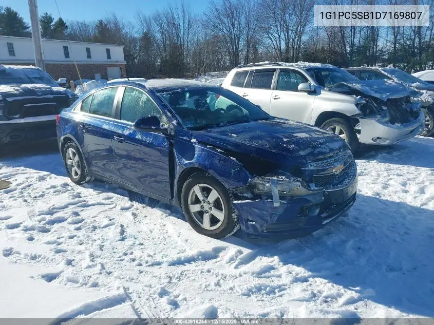 1G1PC5SB1D7169807 2013 Chevrolet Cruze 1Lt Auto