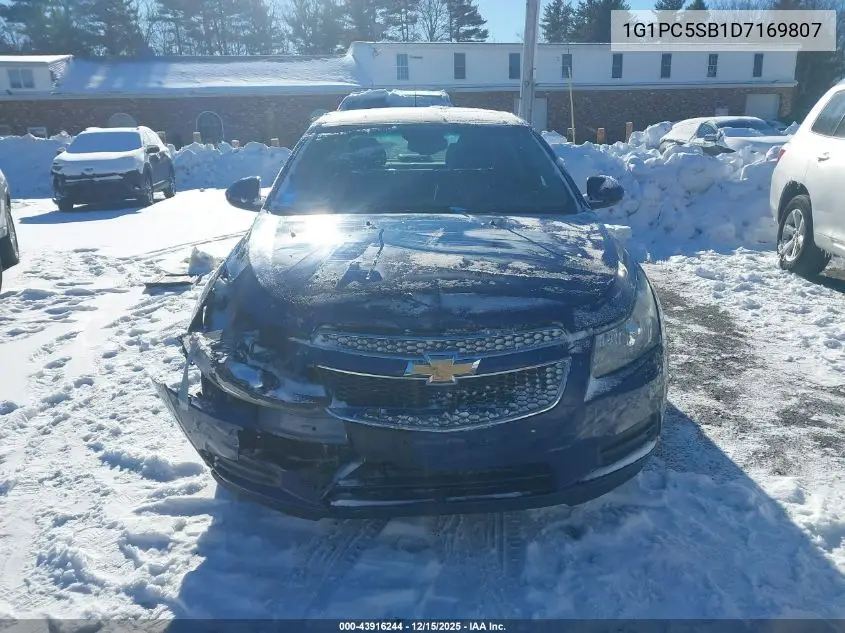 1G1PC5SB1D7169807 2013 Chevrolet Cruze 1Lt Auto