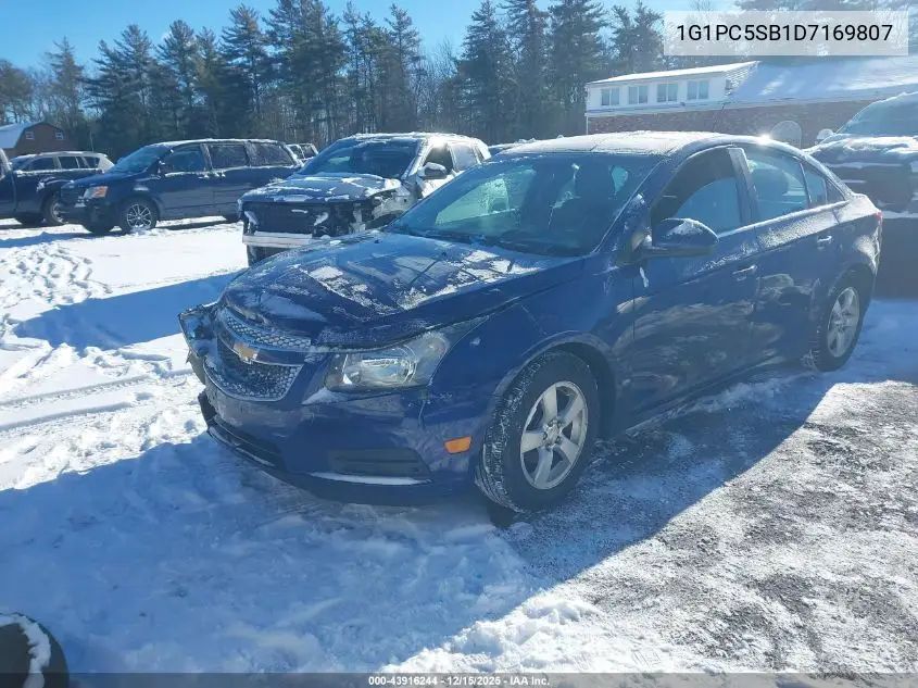 1G1PC5SB1D7169807 2013 Chevrolet Cruze 1Lt Auto