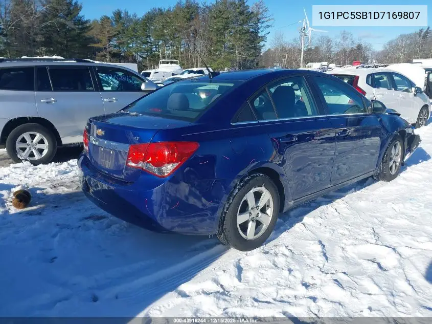 1G1PC5SB1D7169807 2013 Chevrolet Cruze 1Lt Auto