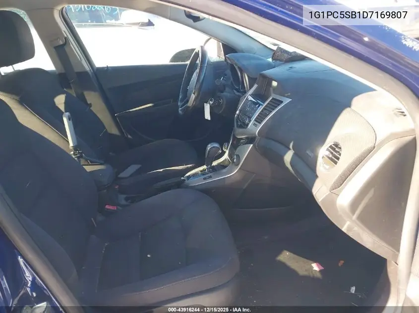 1G1PC5SB1D7169807 2013 Chevrolet Cruze 1Lt Auto