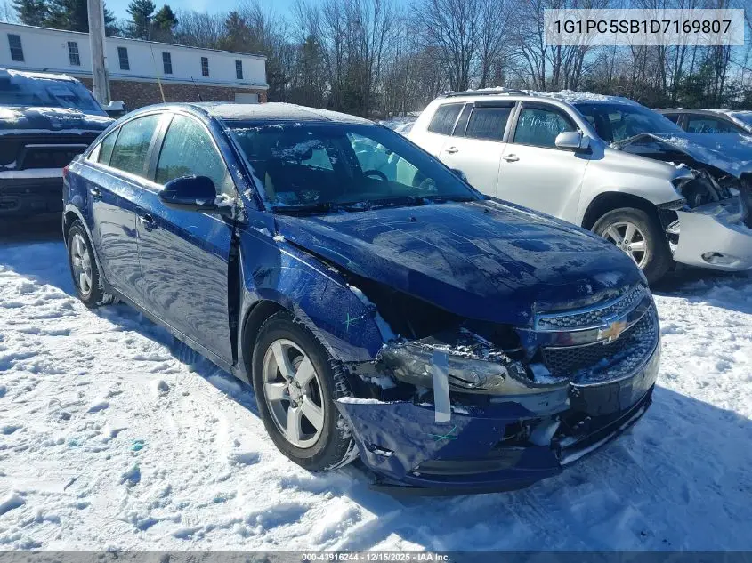 1G1PC5SB1D7169807 2013 Chevrolet Cruze 1Lt Auto