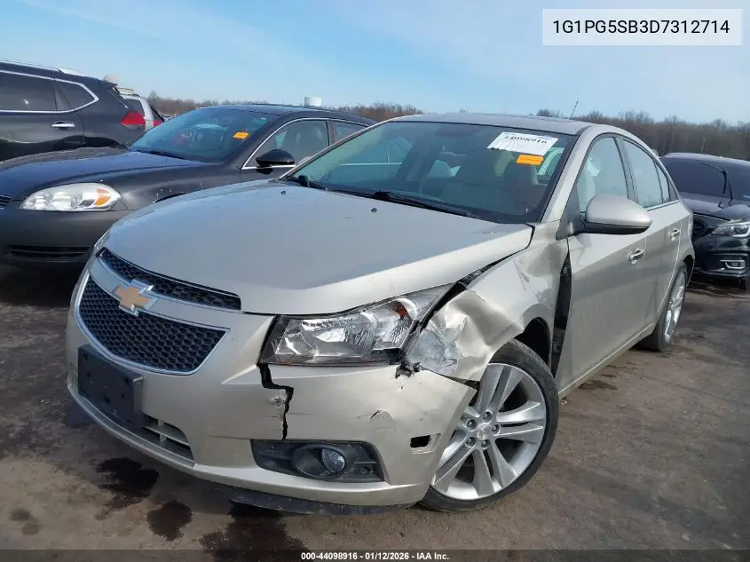 1G1PG5SB3D7312714 2013 Chevrolet Cruze Ltz