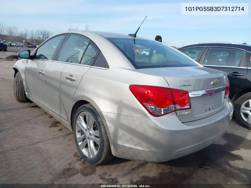 1G1PG5SB3D7312714 2013 Chevrolet Cruze Ltz