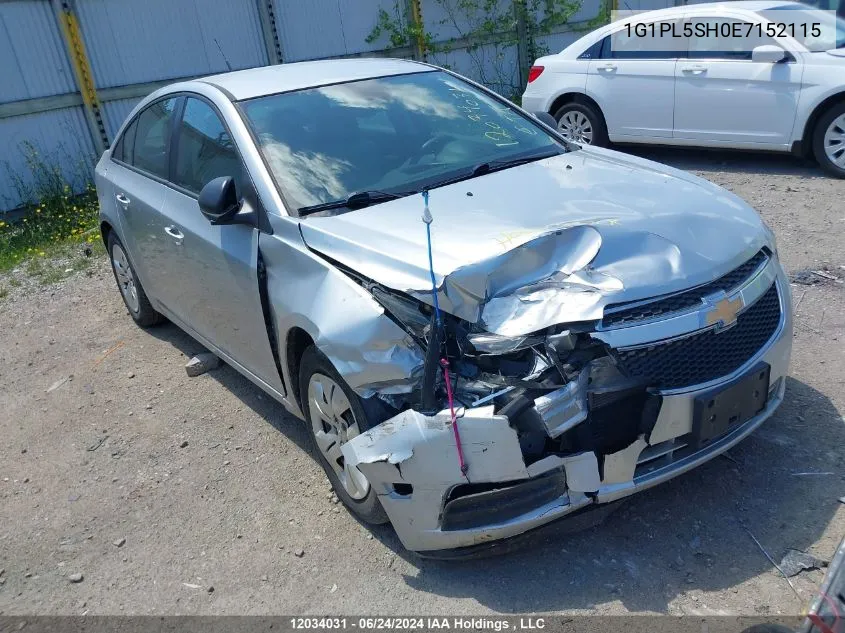 1G1PL5SH0E7152115 2014 Chevrolet Cruze