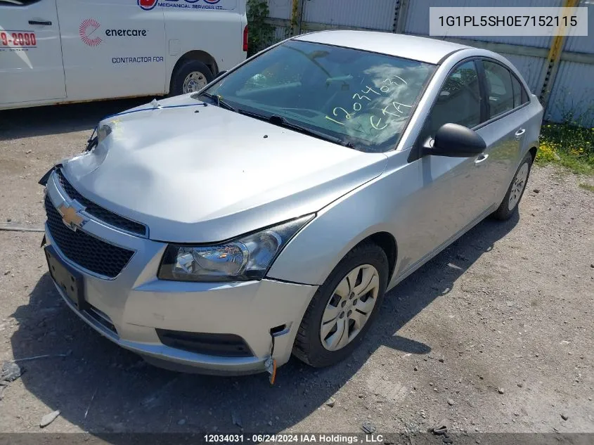 1G1PL5SH0E7152115 2014 Chevrolet Cruze