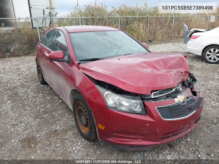 1G1PC5SB5E7389498 2014 Chevrolet Cruze Lt