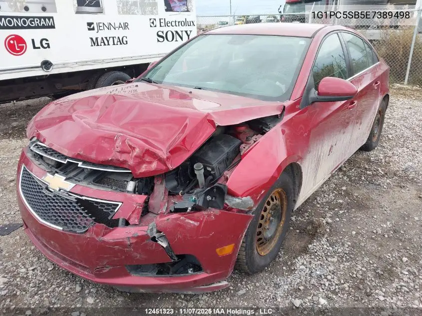 1G1PC5SB5E7389498 2014 Chevrolet Cruze Lt