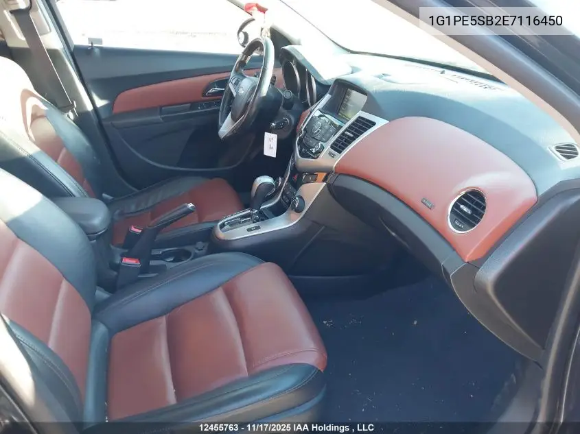 1G1PE5SB2E7116450 2014 Chevrolet Cruze Lt