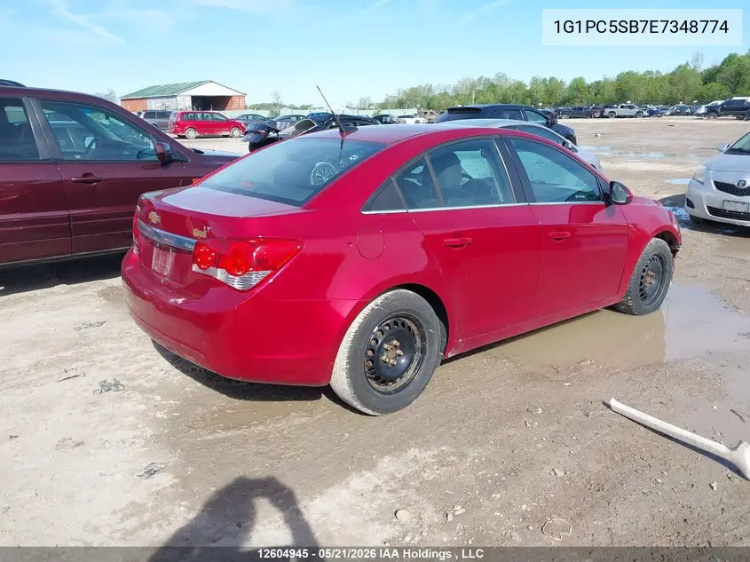 1G1PC5SB7E7348774 2014 Chevrolet Cruze 1Lt