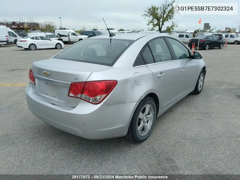 2014 Chevrolet Cruze Lt Turbo VIN: 1G1PE5SB7E7302324 Lot: 20177672