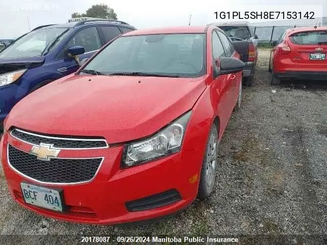 1G1PL5SH8E7153142 2014 Chevrolet Cruze Ls