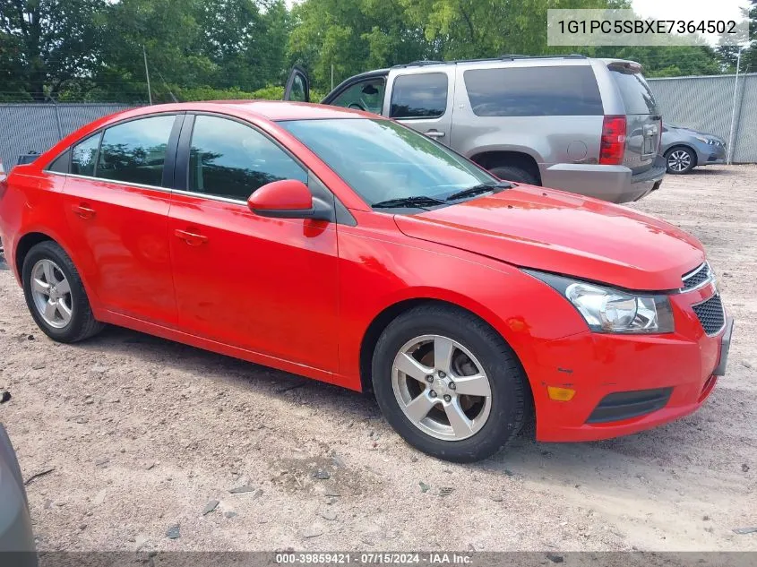 2014 Chevrolet Cruze 1Lt Auto VIN: 1G1PC5SBXE7364502 Lot: 39859421