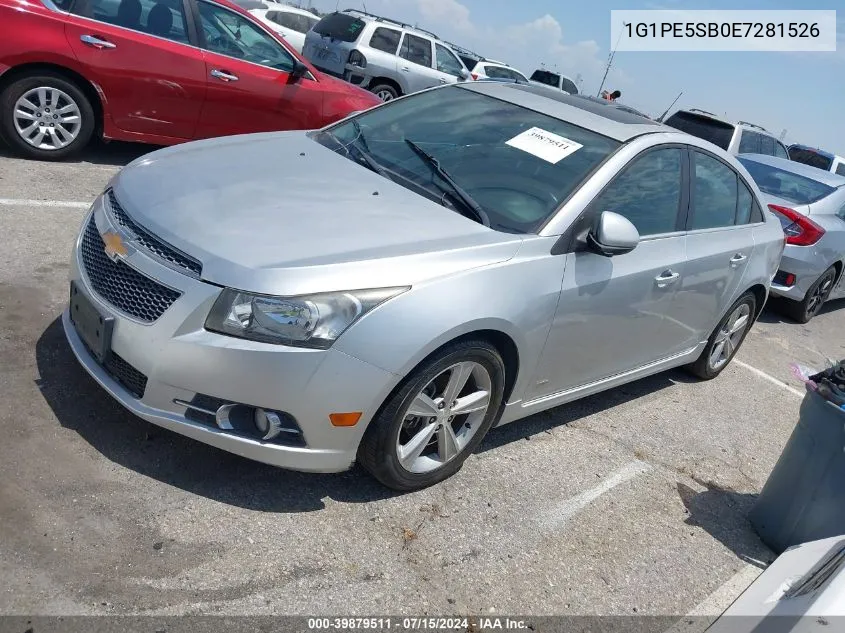 2014 Chevrolet Cruze 2Lt Auto VIN: 1G1PE5SB0E7281526 Lot: 39879511