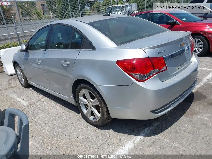 1G1PE5SB0E7281526 2014 Chevrolet Cruze 2Lt Auto