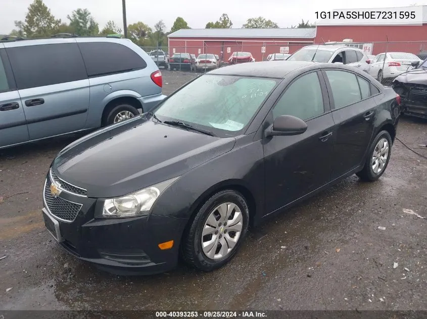 2014 Chevrolet Cruze Ls Auto VIN: 1G1PA5SH0E7231595 Lot: 40393253