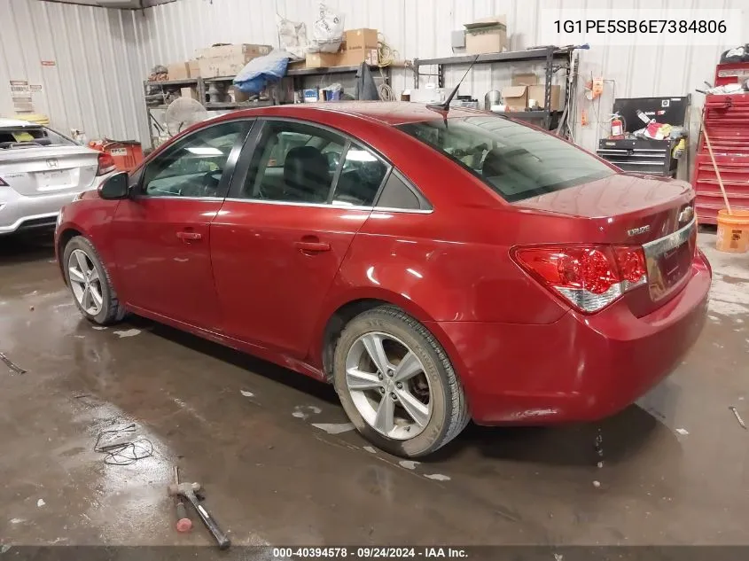 1G1PE5SB6E7384806 2014 Chevrolet Cruze 2Lt Auto