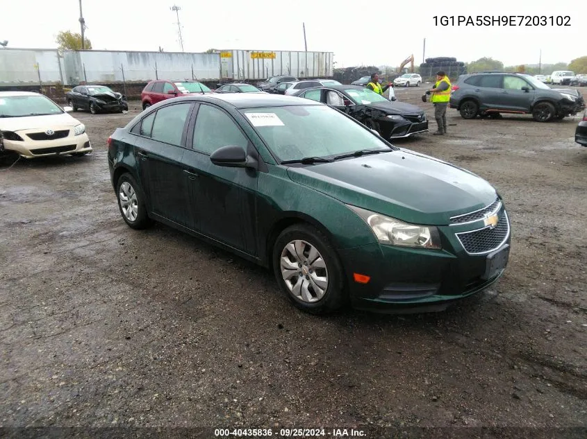 2014 Chevrolet Cruze Ls Auto VIN: 1G1PA5SH9E7203102 Lot: 40435836