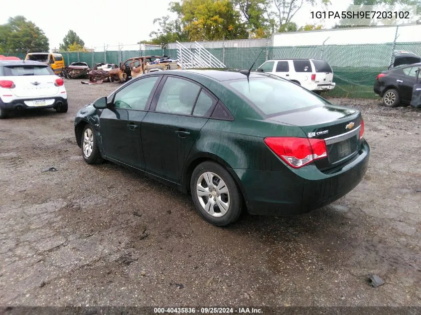 1G1PA5SH9E7203102 2014 Chevrolet Cruze Ls Auto