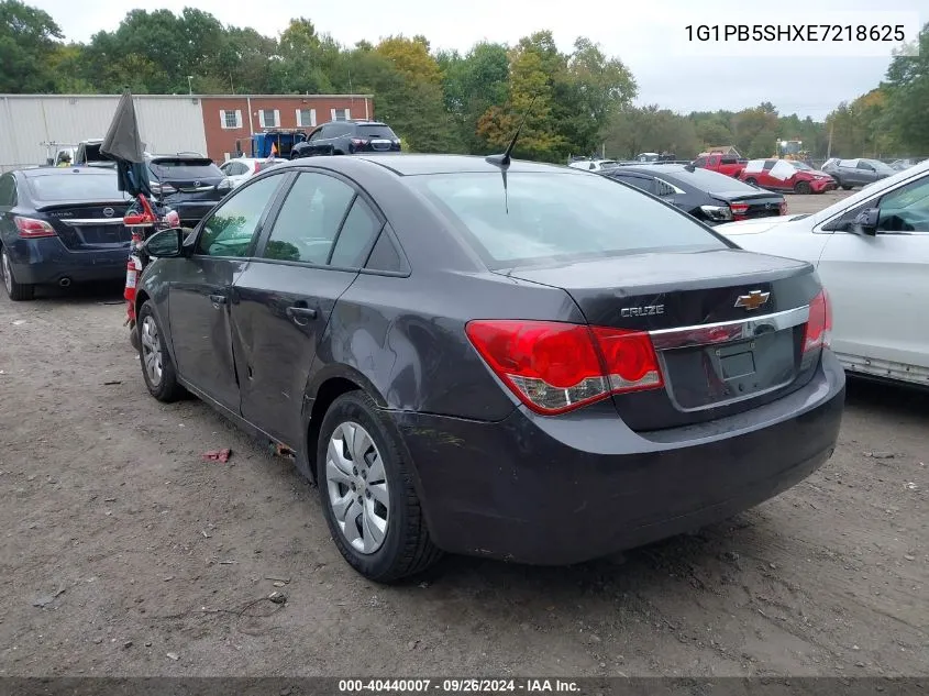 1G1PB5SHXE7218625 2014 Chevrolet Cruze Ls Manual