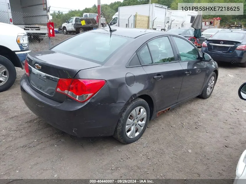 2014 Chevrolet Cruze Ls Manual VIN: 1G1PB5SHXE7218625 Lot: 40440007