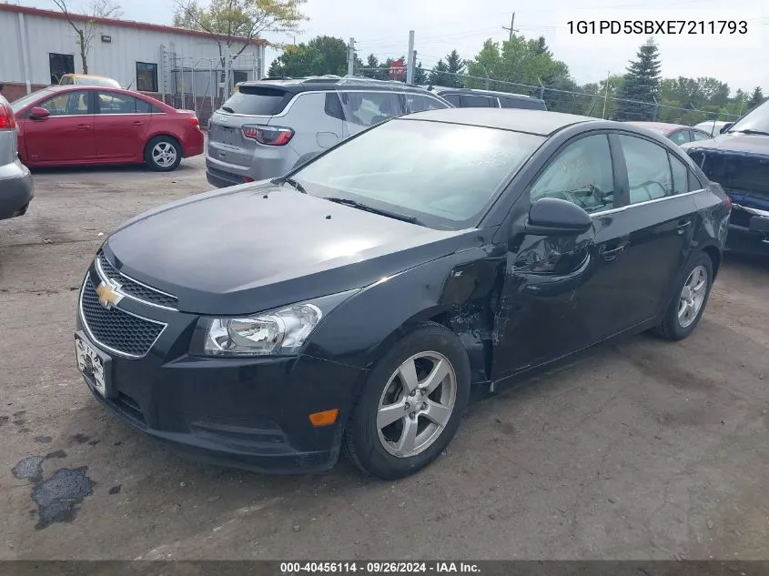 2014 Chevrolet Cruze 1Lt Manual VIN: 1G1PD5SBXE7211793 Lot: 40456114