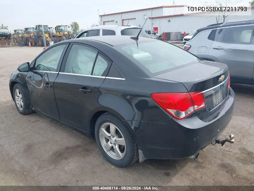 1G1PD5SBXE7211793 2014 Chevrolet Cruze 1Lt Manual