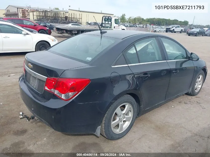 1G1PD5SBXE7211793 2014 Chevrolet Cruze 1Lt Manual