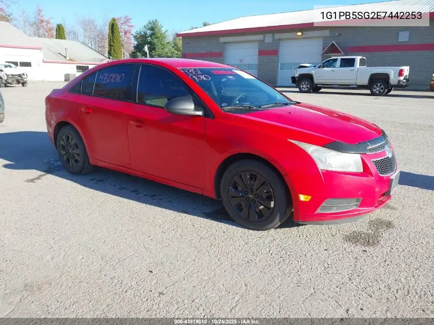 1G1PB5SG2E7442253 2014 Chevrolet Cruze Ls Manual