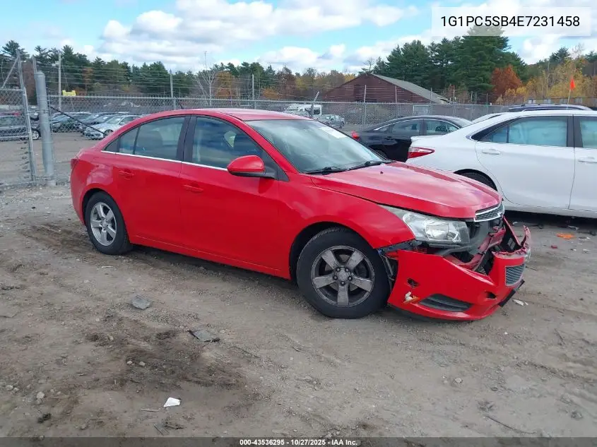 1G1PC5SB4E7231458 2014 Chevrolet Cruze 1Lt Auto