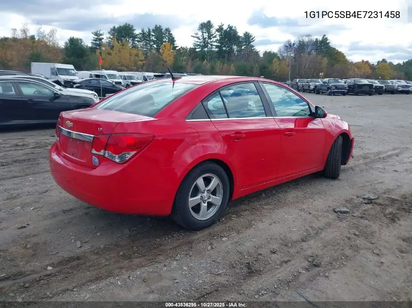 1G1PC5SB4E7231458 2014 Chevrolet Cruze 1Lt Auto