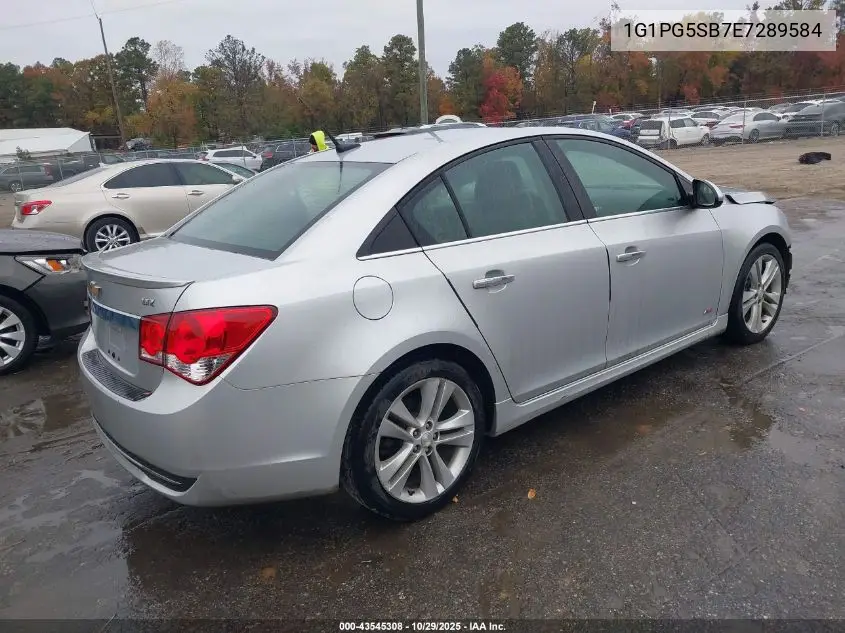 1G1PG5SB7E7289584 2014 Chevrolet Cruze Ltz