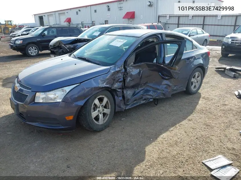 1G1PK5SB3E7429998 2014 Chevrolet Cruze Lt
