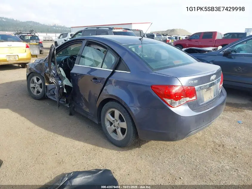 1G1PK5SB3E7429998 2014 Chevrolet Cruze Lt