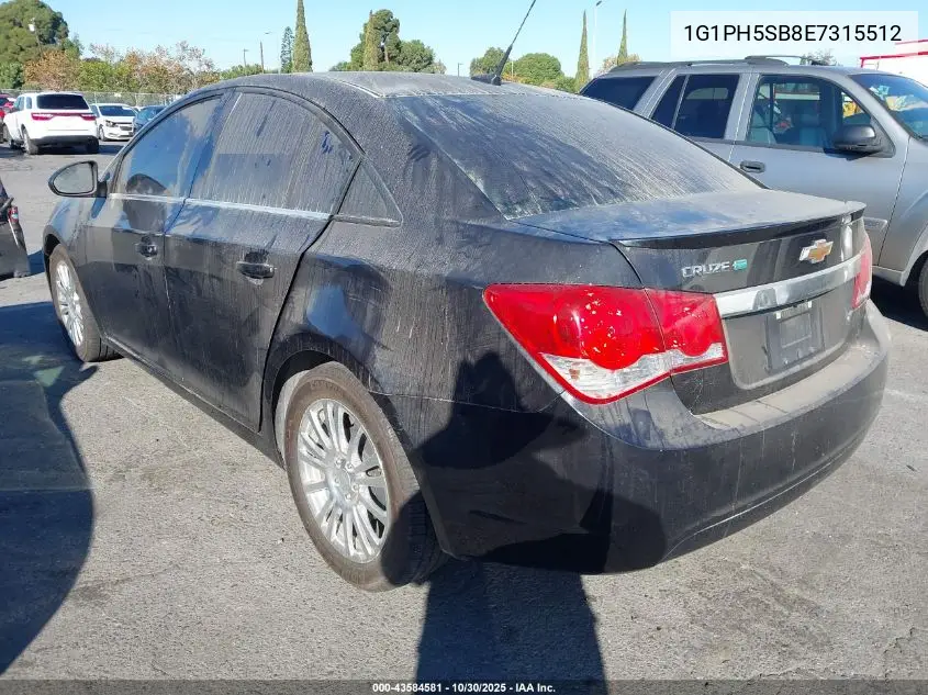 1G1PH5SB8E7315512 2014 Chevrolet Cruze Eco Auto